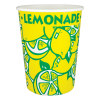 32 oz Squat Paper With Lemon Design Cup